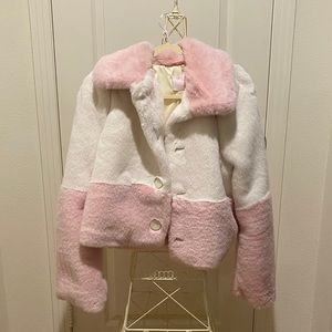 Selkie coat jacket faux fur new with tags size XS